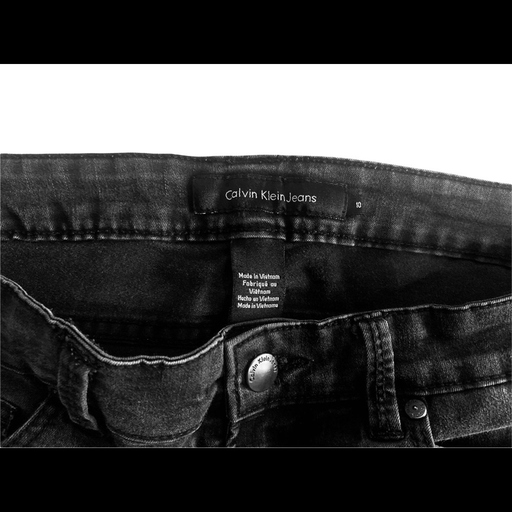Calvin Klein size 10 black jeans